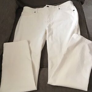 Talbots Women's White Straight Leg Jeans